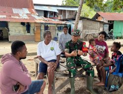 TMMD Ke-127, Dandim 1804/Kaimana Ajak Warga Kampung Namatota Jaga Kelestarian Alam dan Prioritaskan Pendidikan Anak