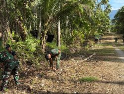 TMMD Ke-127 Hampir Rampung, Satgas Kodim 1804/Kaimana Tuntaskan dan Bersihkan Pembukaan Jalan di Kampung Marsi
