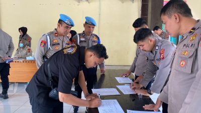 Personel Polda Gorontalo Jalani Tes Urine Mendadak, Kabid Humas: Untuk Cegah Narkoba