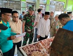 Kodim dan Pemkab Trenggalek Pantau Harga Sembako di Pasar Tradisional