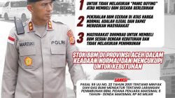 Kapolda Aceh Imbau Warga Aceh Tidak Panic Buying BBM
