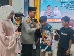 Kapolres Mesuji Berikan Santunan kepada 30 Anak Yatim di Acara Peringatan Nuzulul Qur’an dan Buka Bersama