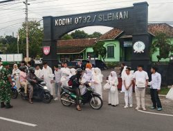 Persit Kartika Chandra Kirana Cabang XXXIII Kodim 0732/Sleman Berbagi di Bulan Suci