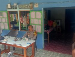 Kedekatan Penuh Keakraban, Kapolsek Sebangki Silaturahmi Bersama Warga