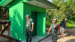 Danrem 182/Jazira Onim Tinjau Progres TMMD Ke-127 di Kampung Sisir