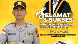 Kapolda Aceh Ucapkan Selamat kepada Prof. Mirza Tabrani atas Pelantikan sebagai Rektor USK