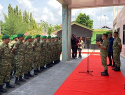 Pangdam XIX/Tuanku Tambusai Kunjungi Kodim 0302/Inhu, Perkuat Pembinaan Satuan dan Berikan Pengarahan kepada Prajurit