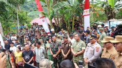 Kasad Meresmikan Jembatan Bailey Type 2-1 Penghubung Desa Sifalago Gomo dengan Desa Balohili Gomo