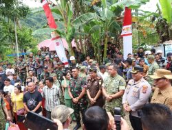 Kasad Meresmikan Jembatan Bailey Type 2-1 Penghubung Desa Sifalago Gomo dengan Desa Balohili Gomo