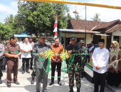 Dandim Sleman Dampingi Forkopimda Tinjau Hasil TMMD