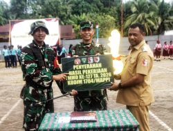 “Satukan Langkah Membangun Negeri dan Desa”, Pangdam XXIV/MT Tutup TMMD Ke-127 Kodim 1704/Mappi