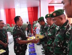 Danrem 044/Gapo Kunjungi Kodim 0402/OKI, Berikan Arahan dan Motivasi kepada Prajurit