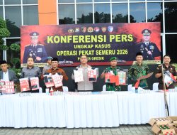 Operasi Pekat Semeru 2026, Polres Gresik Bongkar 78 Kasus dan Amankan 85 Tersangka