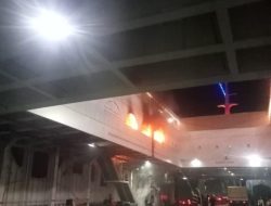 Kebakaran KMP Portlink VII di Pelabuhan Ketapang, Koramil 0825-21 Kalipuro Sigap”