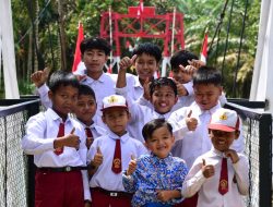 Senyum Bahagia Anak Desa Ringin–Belimbing, Dampak Hadirnya Jembatan Perintis Garuda