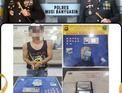 Menjelang Operasi Ketupat Musi 2026, Polisi Tangkap Dua Pengedar Sabu di Muba