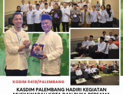 Kasdim 0418/Palembang Hadiri Buka Bersama dan Silaturahmi KADIN Kota Palembang