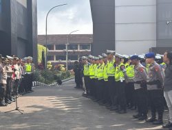 Operasi Ketupat Musi 2026 Dimulai, 199 Personel Polda Sumsel Siap Amankan Mudik