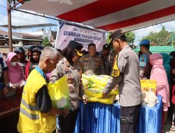 Diserbu Warga! Gerakan Pangan Murah Polres Landak Ringankan Beban Masyarakat Jelang Lebaran