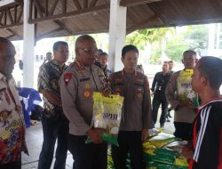 Wakapolda PBD Hadiri Launching Gerakan Pangan Murah di Aimas Jelang Idul Fitri: Dukung Stabilitas Harga Pangan