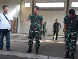 Optimalkan Kualitas Pendidikan Prajurit, Pangdam II/Sriwijaya Tinjau Pembangunan Fasilitas Rindam II/Sriwijaya