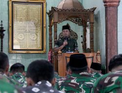 Peringatan Nuzulul Qur’an, Danrem 044/Gapo Ajak Prajurit Tingkatkan Keimanan dan Pengamalan Nilai Al-Qur’an