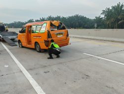 Laka Tunggal di Tol Indrapura–Kisaran, Dua Penumpang Meninggal Dunia
