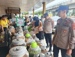 Polisi Turun ke Pasar-Pasar Palembang Jelang Lebaran