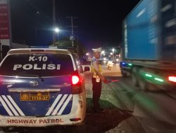 Sat Lantas Polres Batu Bara Gelar Patroli Blue Light di Indrapura