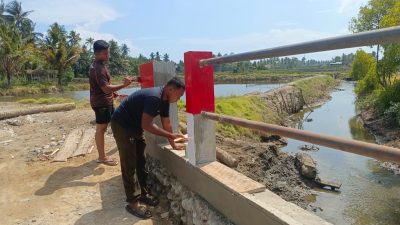 Tanpa Lelah, Kodim 0103/Aceh Utara dan Yon Arhanud 5/CSBY Hadirkan Akses Baru bagi Warga Ujung Pusung