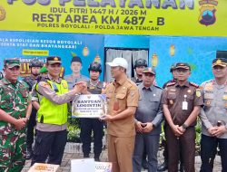 Pastikan Mudik Aman dan Lancar, Kasdim Boyolali Bersama Forkopimda Cek Kesiapan Pos Pam Lebaran
