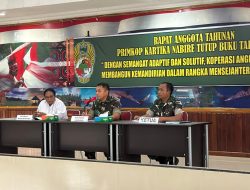 Kodim Nabire Gelar Rapat Anggota Tahunan PRIMKOP KARTIKA, Nabire Tutup Buku Tahun 2025