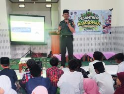 Cetak Generasi Anti-Bullying, Serda Awaludin Tanamkan Karakter di Pesantren Ramadhan SDN 2 Waru