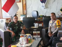 Pangdam XVIII/Kasuari Sambut Silaturahmi Kapolda Papua Barat, Perkuat Sinergitas TNI–Polri di Papua Barat