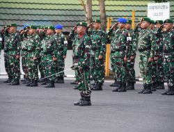 Melalui Upacara 17-an, Danrem 044/Gapo Sampaikan Arahan Strategis Pangdam II/Swj