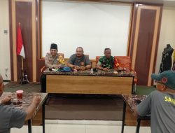 Babinsa Triharjo Hadiri Rakor PAM Malam Takbiran