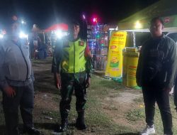 Babinsa Simo Turun Langsung Amankan Pasar Takjil, Warga Nyaman Berburu Menu Berbuka