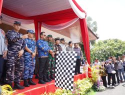Wujudkan Mudik Aman, Kasdam II/Sriwijaya Hadiri Pelepasan Mudik Gratis Kereta Api di Stasiun Kertapati