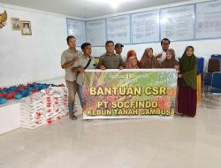 PT Socfindo Bagikan Rezeki Lewat CSR, Desa Karang Baru Terima 50 Paket Sembako Jelang Idul Fitri 1447 H