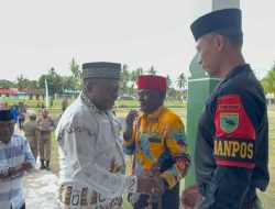 Satgas Pamtas Kewilayahan RI-PNG Yonif 763/SBA Hadiri Buka Puasa Bersama Pemda Sorong Selatan