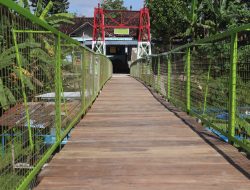 Jembatan Gantung Garuda Sungai Krusuk Siap Digunakan Masyarakat