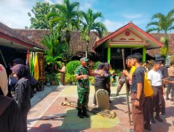 Babinsa Hadiri Pelantikan Pengurus Dewan Kerja Ranting Pramuka