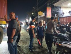 Polsek Indrapura Gelar Patroli Malam, Antisipasi Kejahatan dan Atur Lalu Lintas Jelang Lebaran