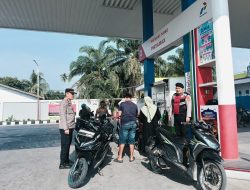 Polsek Lima Puluh Pantau Ketersediaan BBM di SPBU, Beberapa Jenis Sudah Tersedia Jelang Musim Mudik
