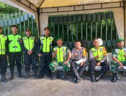 Anggota Kodim Sleman bersama Aparat Terkait Jaga Kondusifitas Wilayah Jelang Idul Fitri 1447 H