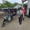 Pastikan Stok BBM Aman Jelang Idul Fitri, Personel Polsek Mempawah Hulu Sambangi SPBU Karangan