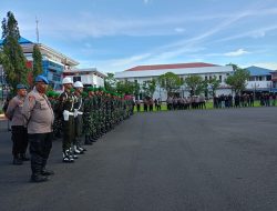 Ikut Apel Gelar Pasukan, Kodim 1310/Bitung Siap Amankan Malam Takbiran dan Idul Fitri 1447 H
