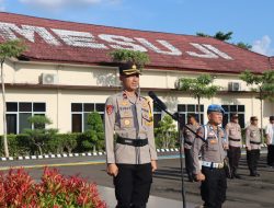 Jajaran Polres Mesuji Laksanakan Apel Pengamanan Malam Takbiran Dalam Rangka Hari Raya Idul Fitri 1447 H Tahun 2026