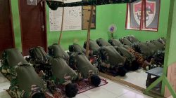 Satgas Pamtas Kewilayahan RI-PNG Yonif 763/SBA Laksanakan Sholat Idul Fitri 1447 H Bersama Masyarakat