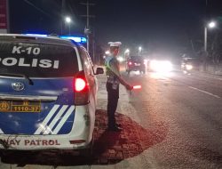Sat Lantas Polres Batu Bara gelar patroli blue light, lalu lintas Indrapura berjalan aman